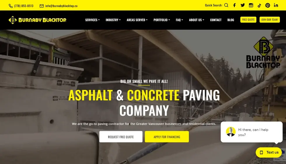 Burnaby Blacktop project preview