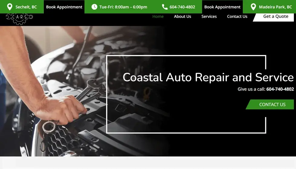 Coastal Auto Repair project preview