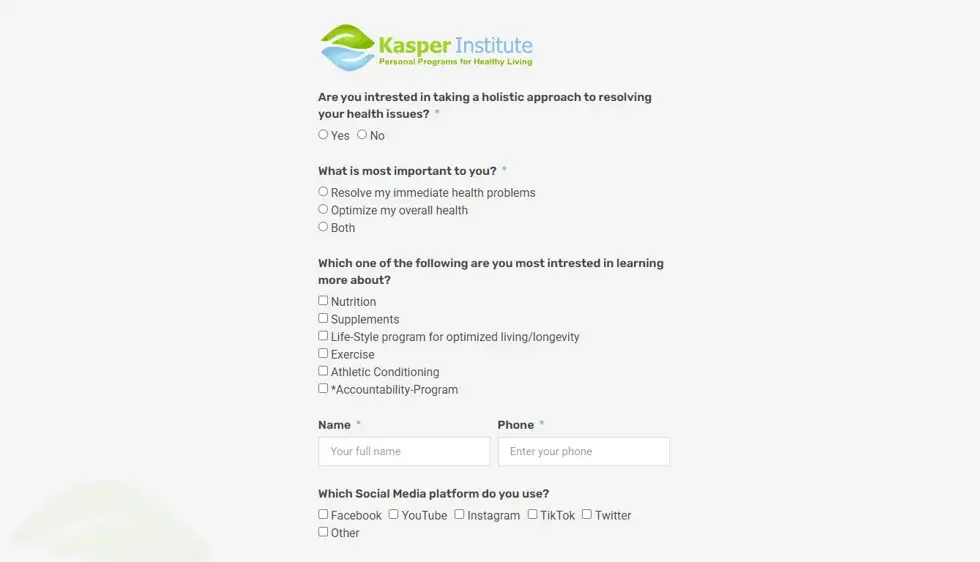 Dr. Joe Kasper project preview