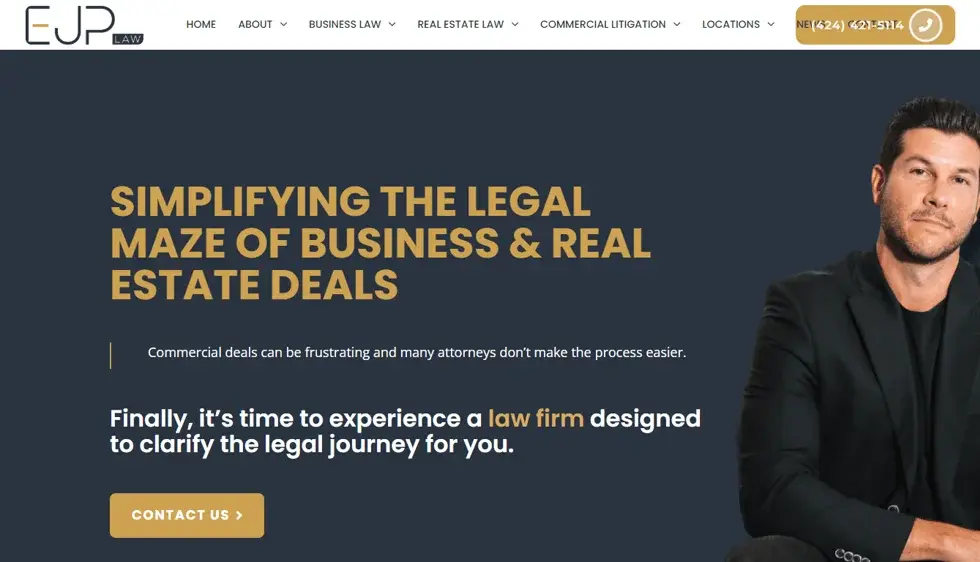 EJP Law Office project preview