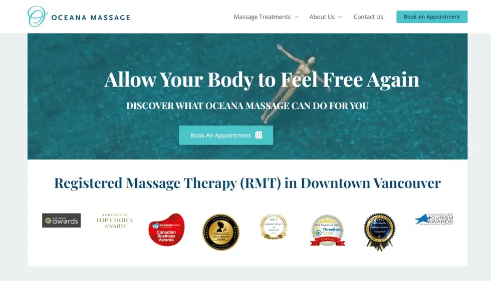 Oceana Massage project preview