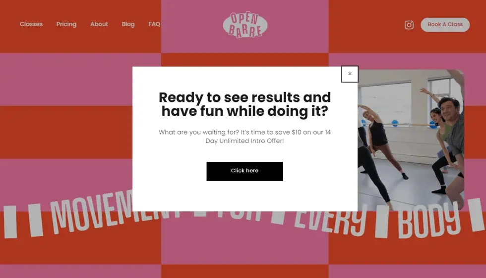Open Barre project preview
