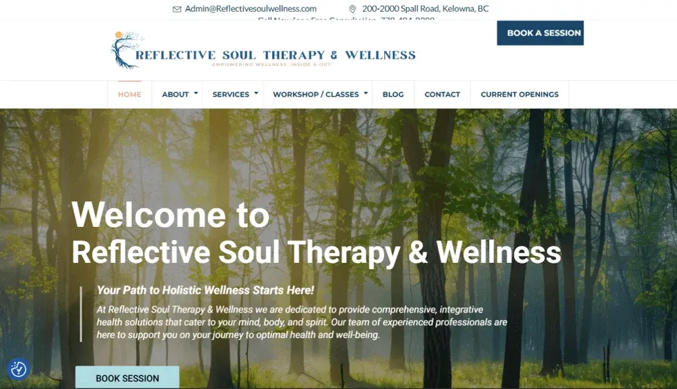 Reflective Soul Wellness project preview