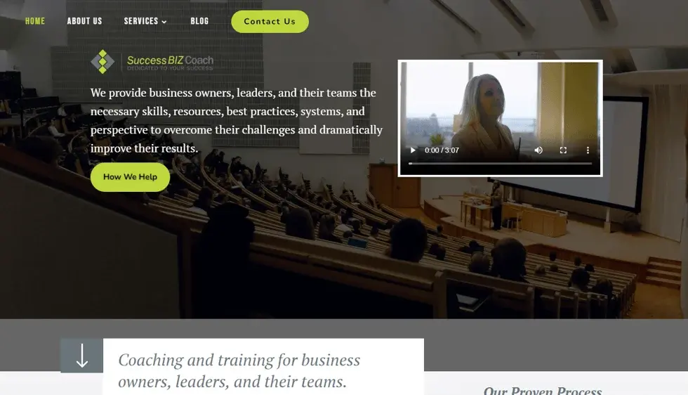 Success Biz Coach project preview