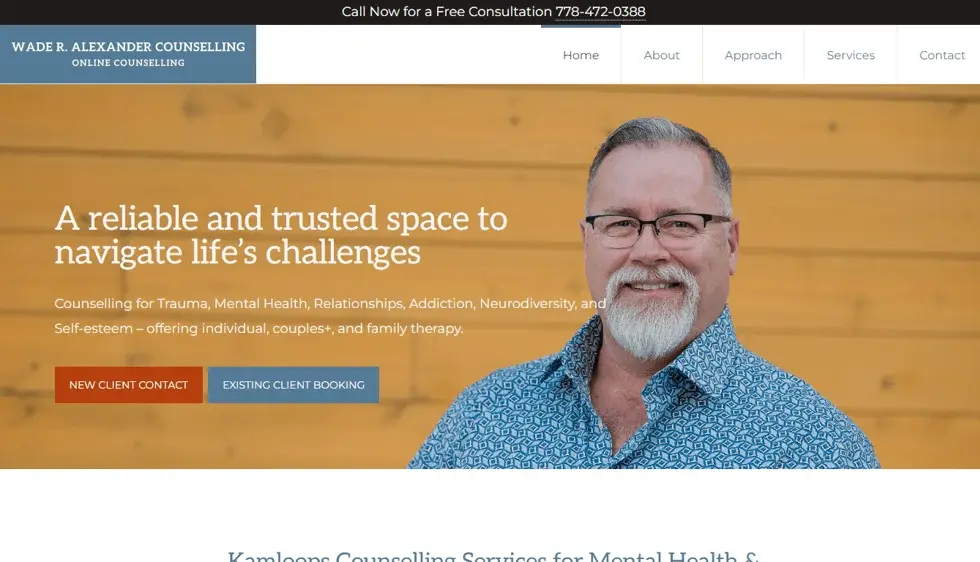 Wade Alexander Counselling project preview